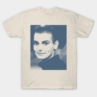 Sinead O'Connor Blue Vintage T-Shirt